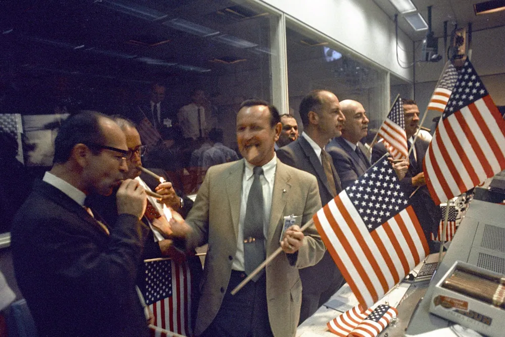 Mission Control Celebrates