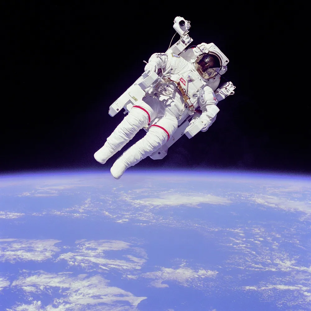 Astronaut Floating Away