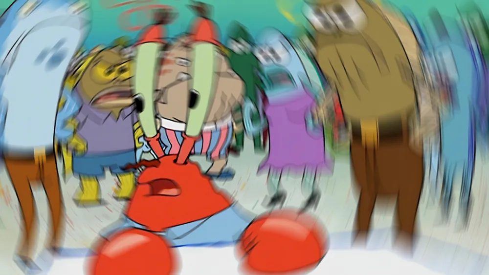Confused Mr. Krabs (Mr. Krabs Blur)