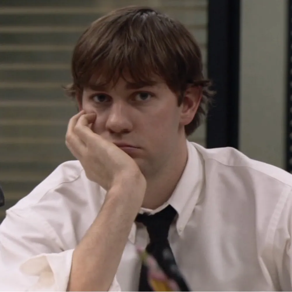 Jim Looks at the Camera