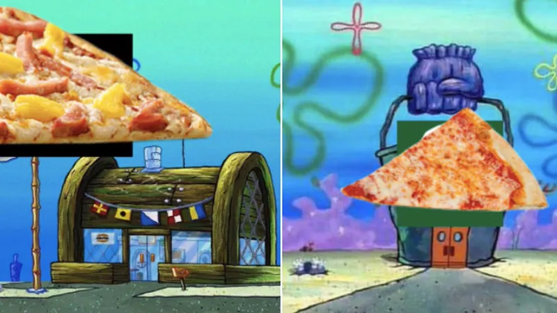 Krusty Krab vs Chum Bucket