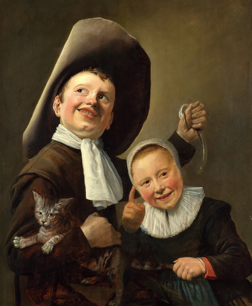 Kid Squeezing an Annoyed Cat