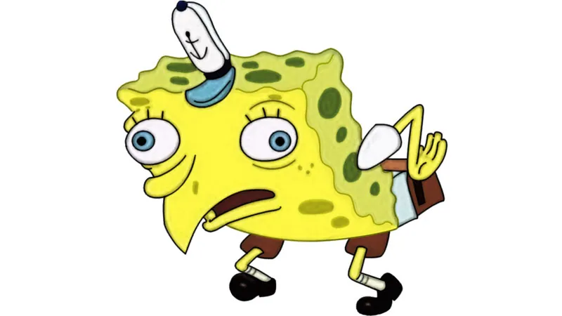 Mocking SpongeBob