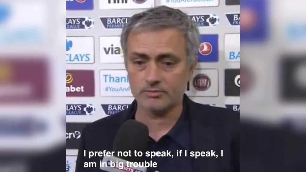 Mourinho: I Prefer Not to Speak