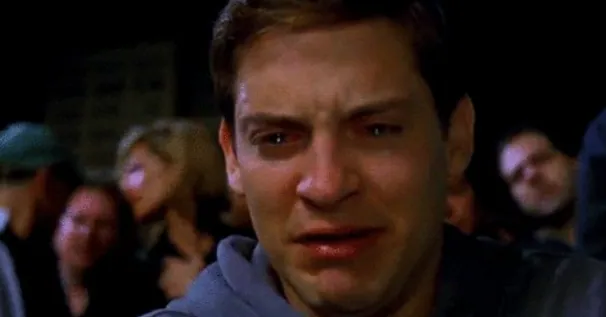 Peter Parker Crying