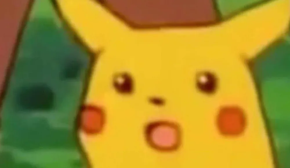 Surprised Pikachu
